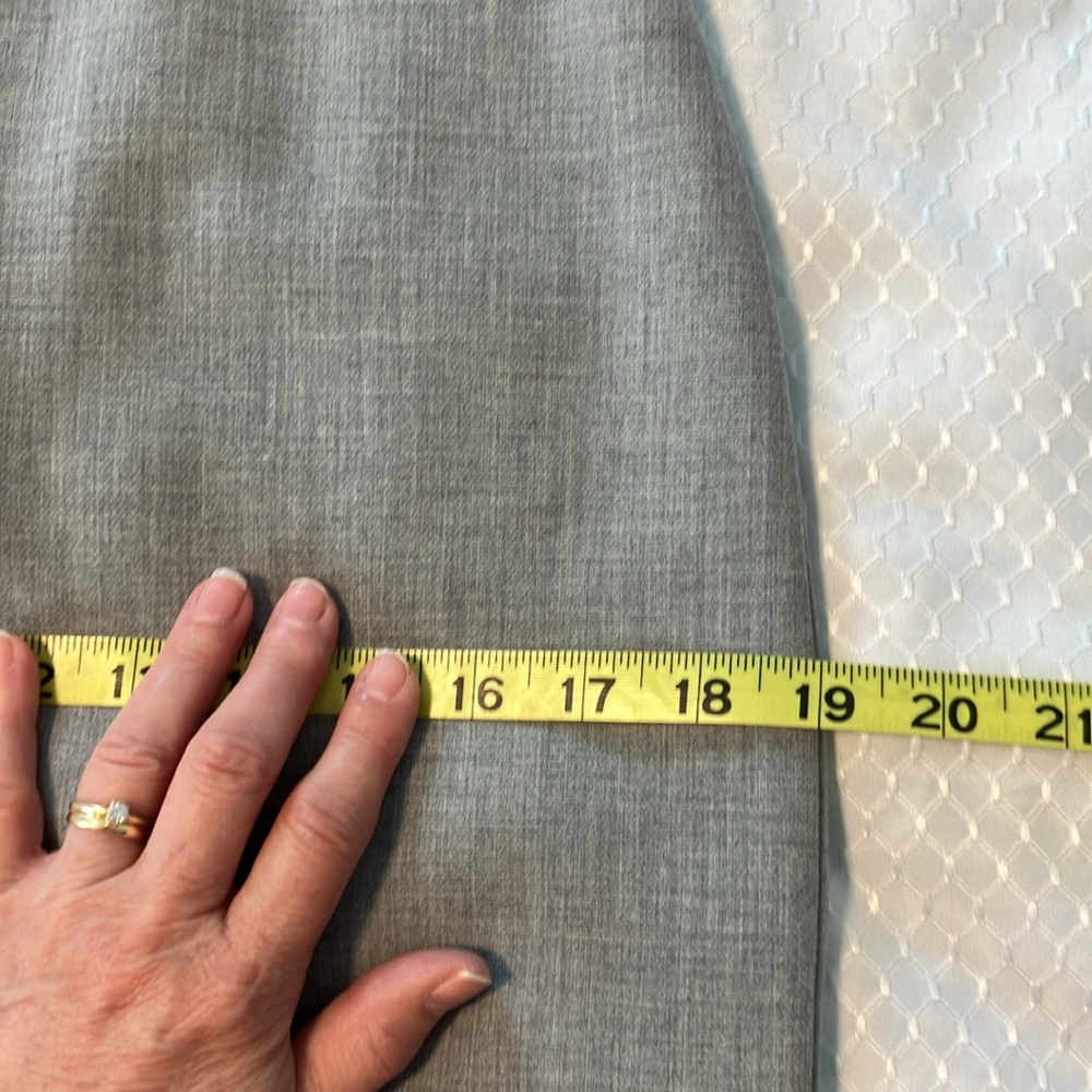 Talbots Light Gray Midi Skirt NWT NEW PRICE - Picture 8 of 11